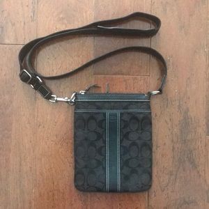 Black coach crossbody bag